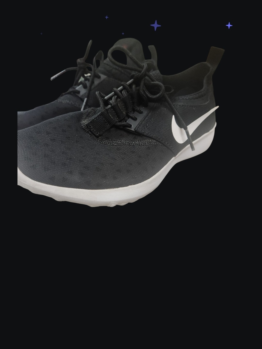 Nike Black and White Running Sneakers - Picture 2 of 9